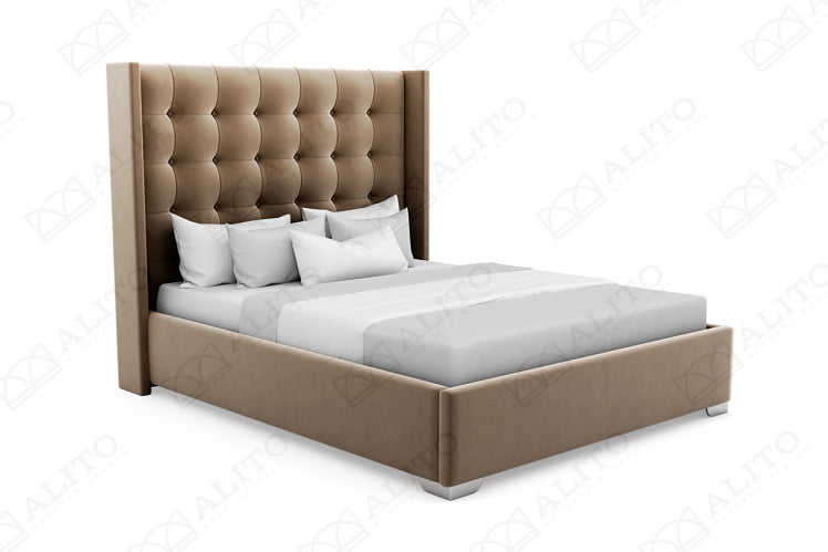 Кровать Милано 140кс200 велюр Севен 115 / Milano 140x200 Seven_7