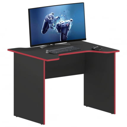 Игровой компьютерный стол СКИЛЛЛ СКЛ 100CА антрацит/красный / SKILLL SKL 100CA_2