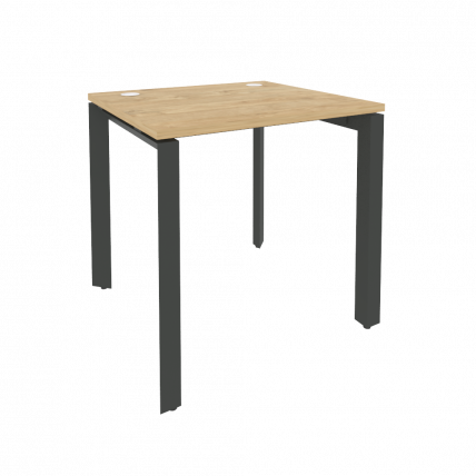 Стол рабочий на П-образном м/к ОНИКС О.МП-СП-0.7 Тиквуд Светлый/Антрацит / ONIX O.MP-SP-0.7_0