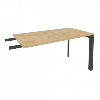 Брифинг-приставка на П-образном м/к ОНИКС О.МП-БР-13 Тиквуд Светлый/Антрацит / ONIX O.MP-BR-13_0