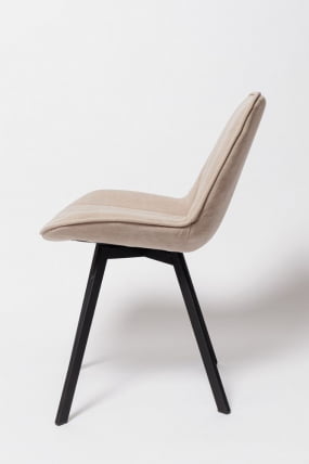 Стул К 21 блаcк Бежевый (ПС 12\ч) / black (PС_1