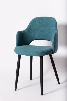 Стул К14 блаcк Бирюза (РС-29\ч) / black_0