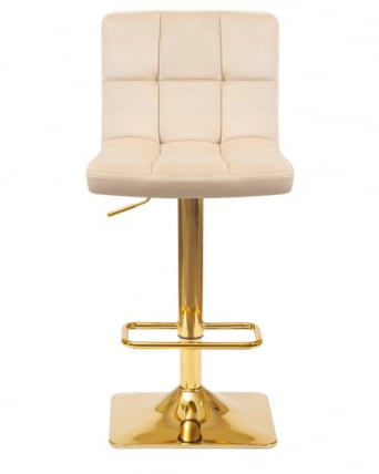 Стул барный ДОБРИН ГОЛДИЕ (бежевый велюр (МДЖ9-10)) 2 шт / DOBRIN GOLDIE (MJ9-10))_6