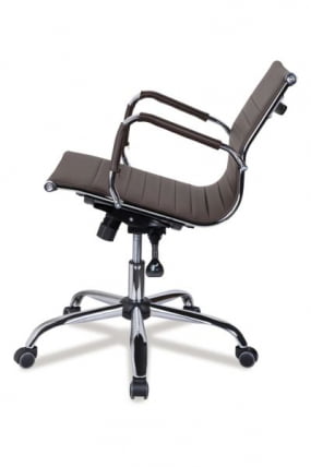 Кресло для персонала CЛГ-620 ЛКСХ-Б Бровн / CLG-620 LXH-B Brown_4
