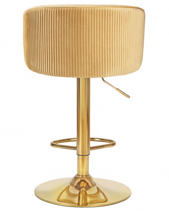 Стул барный ДОБРИН ДЭРCЙ ГОЛД (песочный велюр (1922-3)) / DOBRIN DARCY GOLD_4