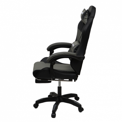 Кресло 908 КИНГКУЕЕН цвет черный/темно серый с массажем и подсветкой 908-блаcк-дгрей-масс / KINGQUEEN 908-black-dgrey-mass_3