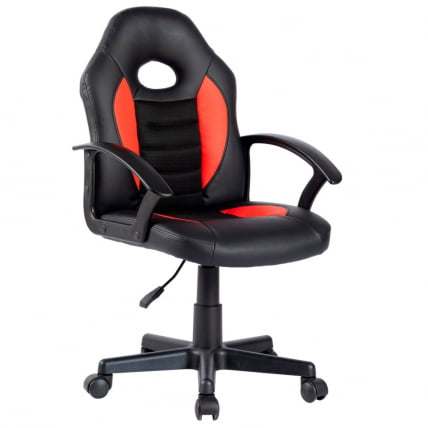 Детское кресло CХАИРМАН КИДС 111 Красный-черный / CHAIRMAN KIDS_0