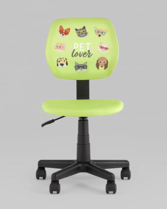 Кресло компьютерное детское ЛОЛО Пет Ловер зеленый / Pet Lover_5