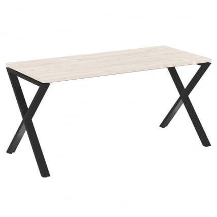 Стол рабочий ЛОФТ ВР.Л-СРКС-4.7 Металл черный Денвер светлый / LOFT VR.L-SRX-4.7_0