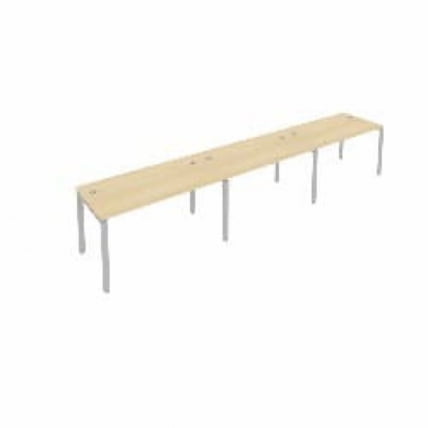 Рабочая станция на 3 раб.места Метал Сйстем Б.СМ-3.3 Акация/Серый / Metal System_0