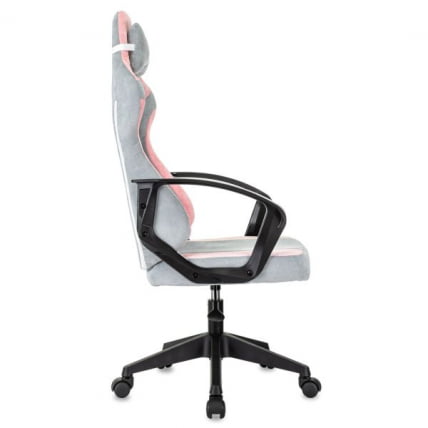 Кресло компьютерное БРАБИКС Форсер ГМ-127, 2 подушки, ткань, розовое/серое / BRABIX Forcer GM-127,_3