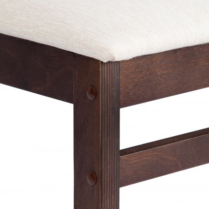 Стул РОСАРИО Многослойная фанера, 39 х 39 х 99 см, Каппучино, ткань бежевая (81/10) / ROSARIO Cappuchino,_9