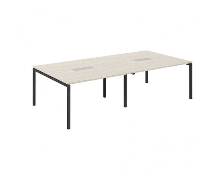 Стол переговорный Сигма СГ.276.ОЛ.44.АН Дуб светлый Антрацит / Sigma SG.276.OL.44.AN_0