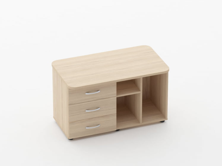 Тумба сервисная Глассй 3.16.12Л Венге / Glassy_0