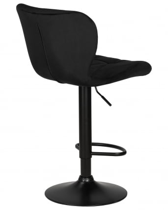 Стул барный ДОБРИН БАРНИ БЛАCК (черный велюр (МДЖ9-101)) / DOBRIN BARNY BLACK (MJ9-101))_3