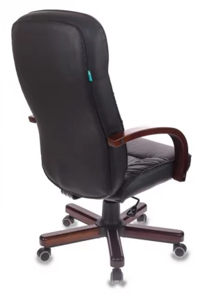 Кресло руководителя Бюрократ Т-9908/ВАЛНУТ Черный / T-9908/WALNUT_3