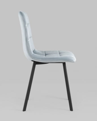 Стул Чиллй велюр серо-голубой 4 шт. / Chilly_2