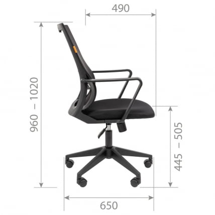 Кресло руководителя Чаирман 545 БП Серый / Chairman_4