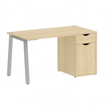 Стол письменный ХОМЕ ОФФИCЕ ВР.СП-3-138.1.А Акация Лорка/Серый металл / HOME OFFICE VR.SP-3-138.1.A_0