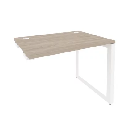 Стол-приставка на О-образном м/к к опорным элементам ОНИКС О.МО-СПР-1.7 Дуб Аттик/Белый / ONIX O.MO-SPR-1.7_0