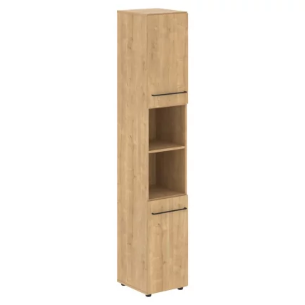 Шкаф колонка с глухими малыми дверьми ЛОФТИС ЛХC 40.4 Дуб Бофорд / LOFTIS LHC_0