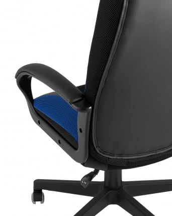 Геймерское кресло ТопЧаирс СТ-CЙБЕР 9 черный/синий / TopChairs ST-CYBER_6