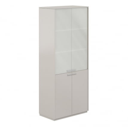 Шкаф высокий Атлас НЗ-0351.ГС.ЙН Серый камень Ясень Наварра / Atlas NZ-0351.GS.YN_0