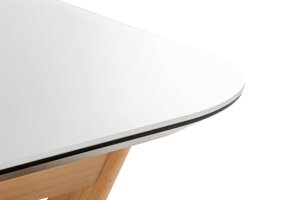 Стол раскл. Нарвик Гласс 120-150 Аутоматиc Натур/Лигхт матте гласс / Glass Automatic Natur/Light matte glass_4