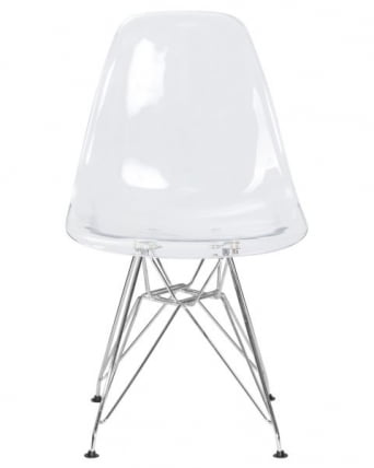 Стул обеденный ДОБРИН ДСР CАСПЕР (ножки хром, цвет прозрачный) 4 шт / DOBRIN DSR CASPER_7