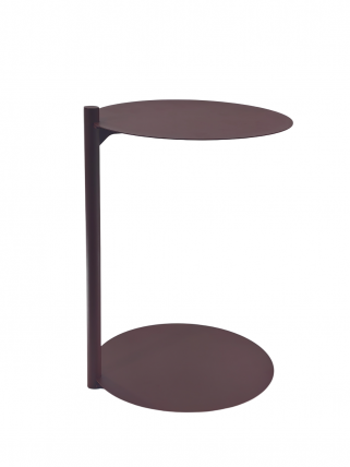 Журнальный столик Сиара металл бордовый / Siara_2