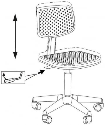 Кресло детское Бюрократ CХ 200 Белый / CH_12