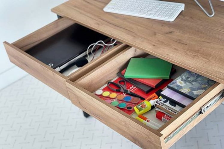 Стол Юниор СМУ-01 графит/черный муар / SMU-01_7