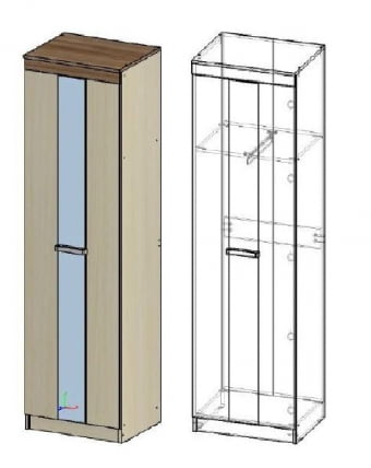 Гостиная Атлантида-2 Венге-дуб Белфорд_2