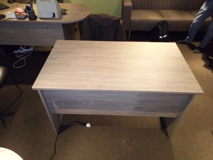 Стол прямой Твин 12.10.12 Дуб Верцаска / Twin_2