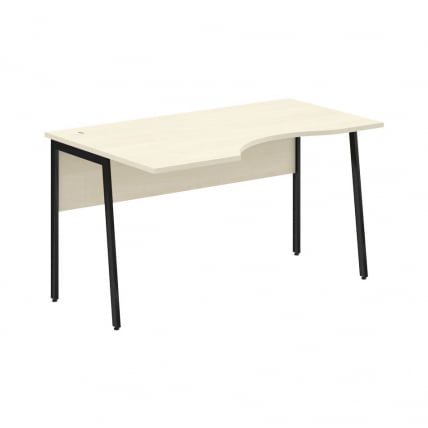 Стол эргономичный левый ИМАГО Плус СА-2П(Л) Клен Черный / IMAGO Plus СА-2P(Л)_0