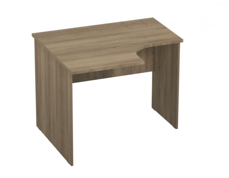 Стол компьютерный угловой Р.РС-10 (левый) Серый_0