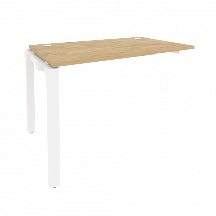 Наборный элемент рабочей станции на П-образном м/к ОНИКС О.МП-1.НРС-2.7 Тиквуд Светлый/Белый / ONIX O.MP-1.NRS-2.7_0