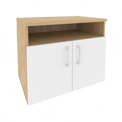 Тумба для оргтехники ОНИКС О.ТМ-1 Тиквуд светлый/Белый / ONIX O.TM-1_0