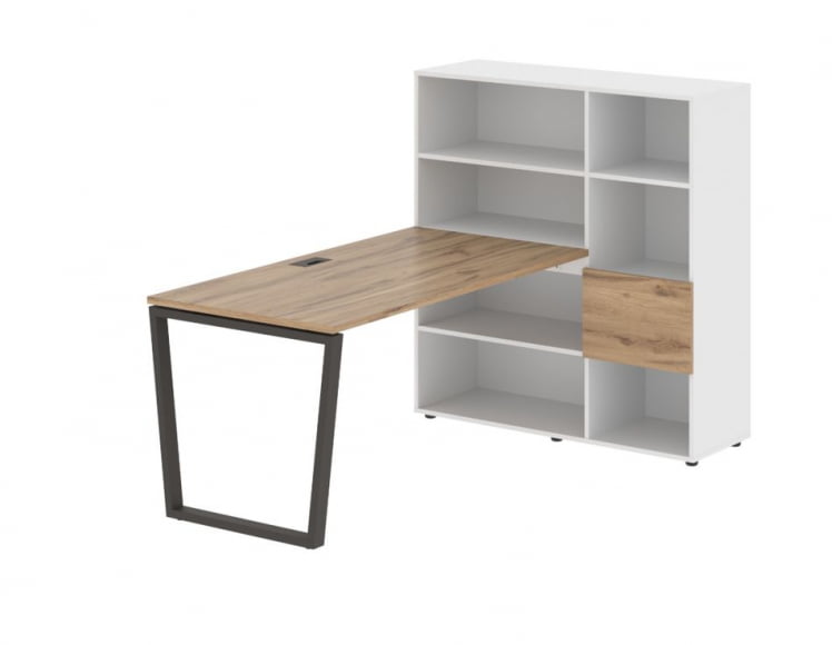 Рабочая станция ЕДИС ЕВРСТ 1215 Дуб Денвер светлый  Мокко Белый / EDIS EVRST_0