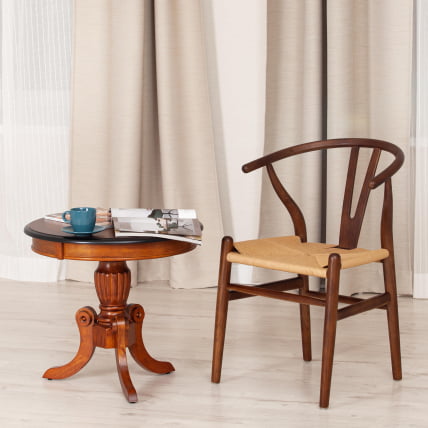 Стул ВИСХБОНЕ (мод.CБ2212) дерево вяз, 57*50.5*79.5, Темный Орех (№5) / WISHBONE (mod.CB2212)_9