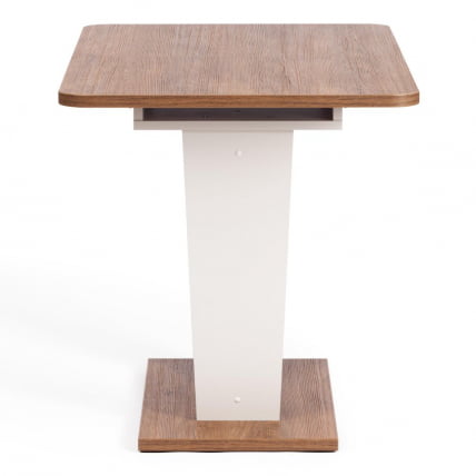 Стол обеденный ФОКС раздвижной ЛДСП, 68.6кс110-145кс75 см, Дуб Канзас/Пепел / FOX 68.6x110-145x75_7