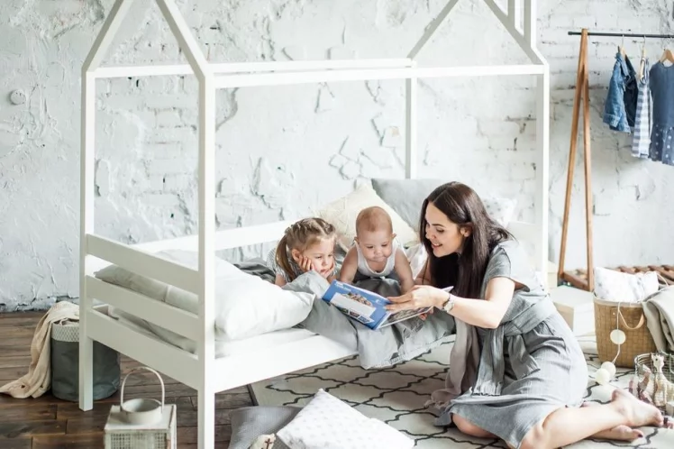 Кровать-домик РооРоом кд-11С Серая / RooRoom_1