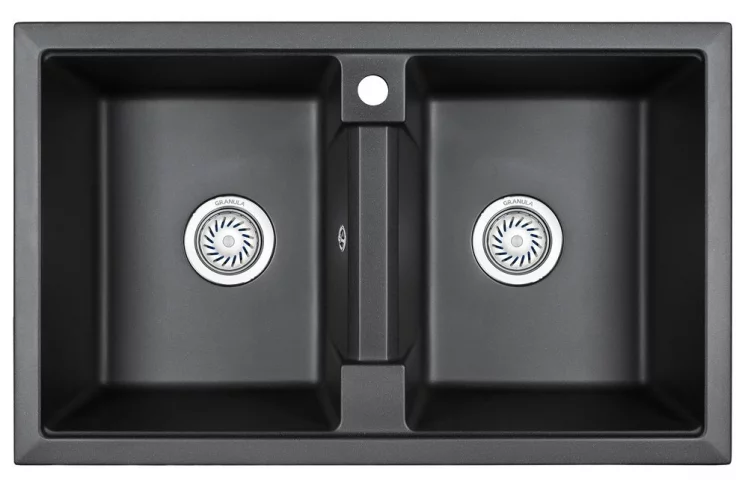Кухонная мойка ГРАНУЛА 8101 Черный / GRANULA_0