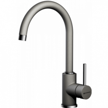 Смеситель Омоикири Шинагава-Пл/Латунь/Гранит/Платина / Omoikiri Shinagawa-Pl/Латунь/Гранит/Платина_0