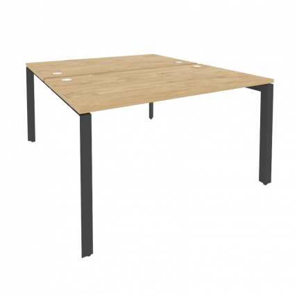 Рабочая станция на П-образном м/к ОНИКС О.МП-Д.РС-2.3.8 Тиквуд Светлый/Антрацит / ONIX O.MP-D.RS-2.3.8_0