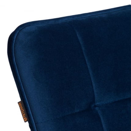 Стул обеденный Бари (2 шт. в упаковке) ЛТ, велюр, Блуе (синий), 41х55х89 см / Bari LT, Blue_9