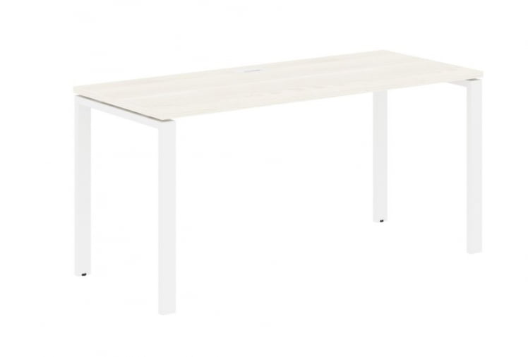 Стол письменный ЕДИС ЕУСТ 1567 Ясень Траун Белый / EDIS EUST_0