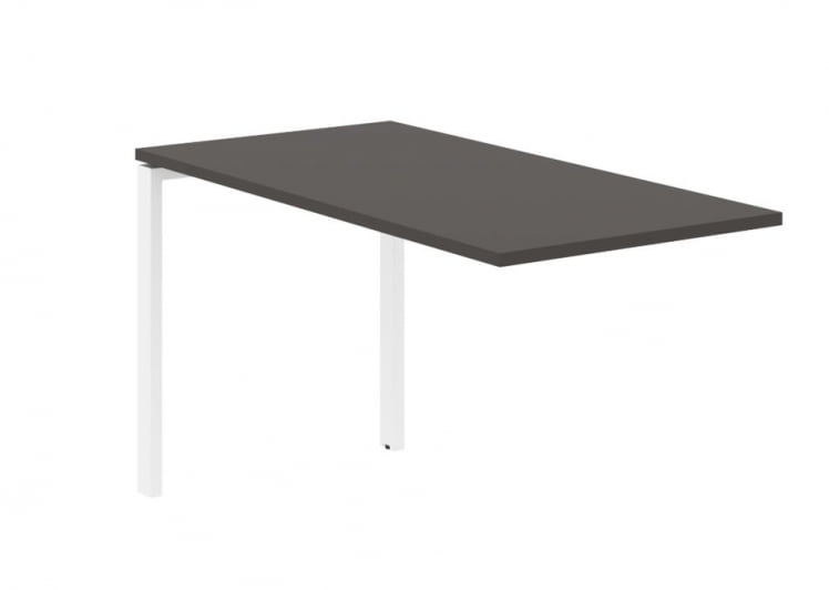 Брифинг-приставка ЕДИС ЕУБ 1367 Дуб Денвер темный Белый / EDIS EUB_0