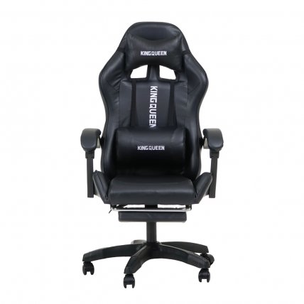 Кресло 1206 КИНГКУЕЕН цвет черный с массажем 1206-блаcк-масс / KINGQUEEN 1206-black-mass_1