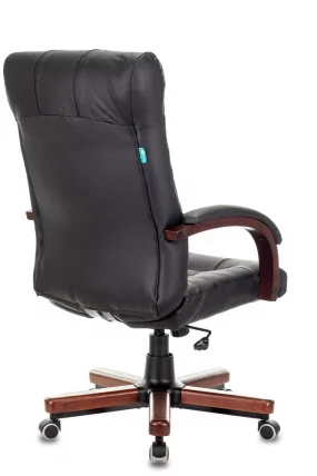Кресло руководителя Бюрократ КБ-10ВАЛНУТ/Б/ЛЕАТХ / KB-10WALNUT/B/LEATH_2